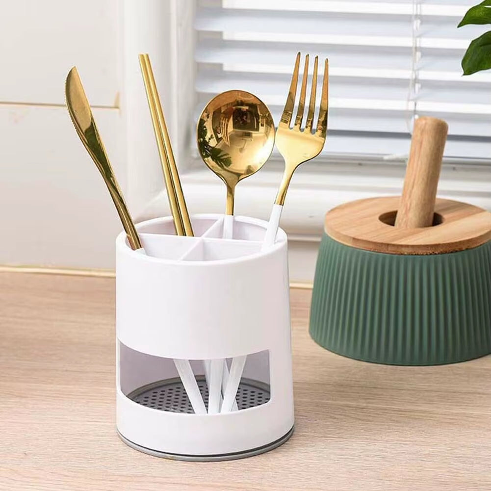Toothbrush Holder Drain Rack Spoon Storage Makeup Brush Organizer Screwdriver Toothpaste Stands for Bathroom Household