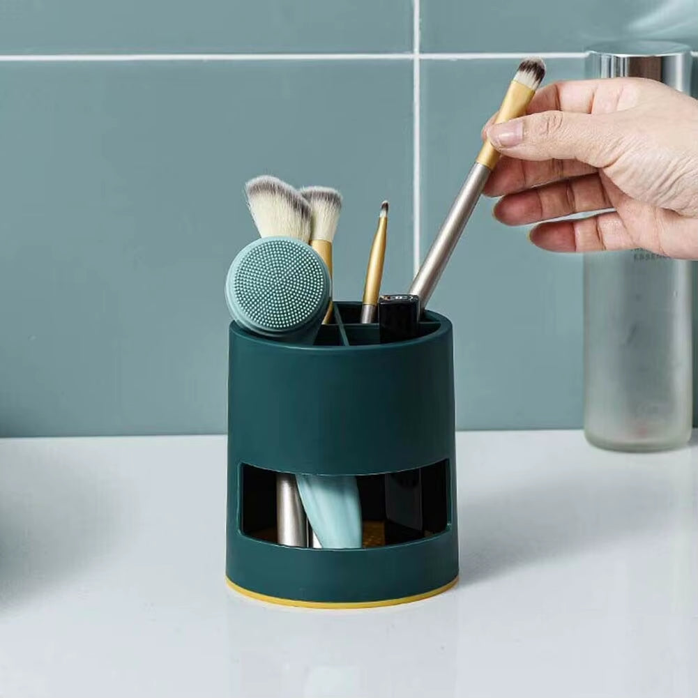 Toothbrush Holder Drain Rack Spoon Storage Makeup Brush Organizer Screwdriver Toothpaste Stands for Bathroom Household